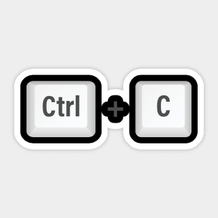 Ctrl C Sticker